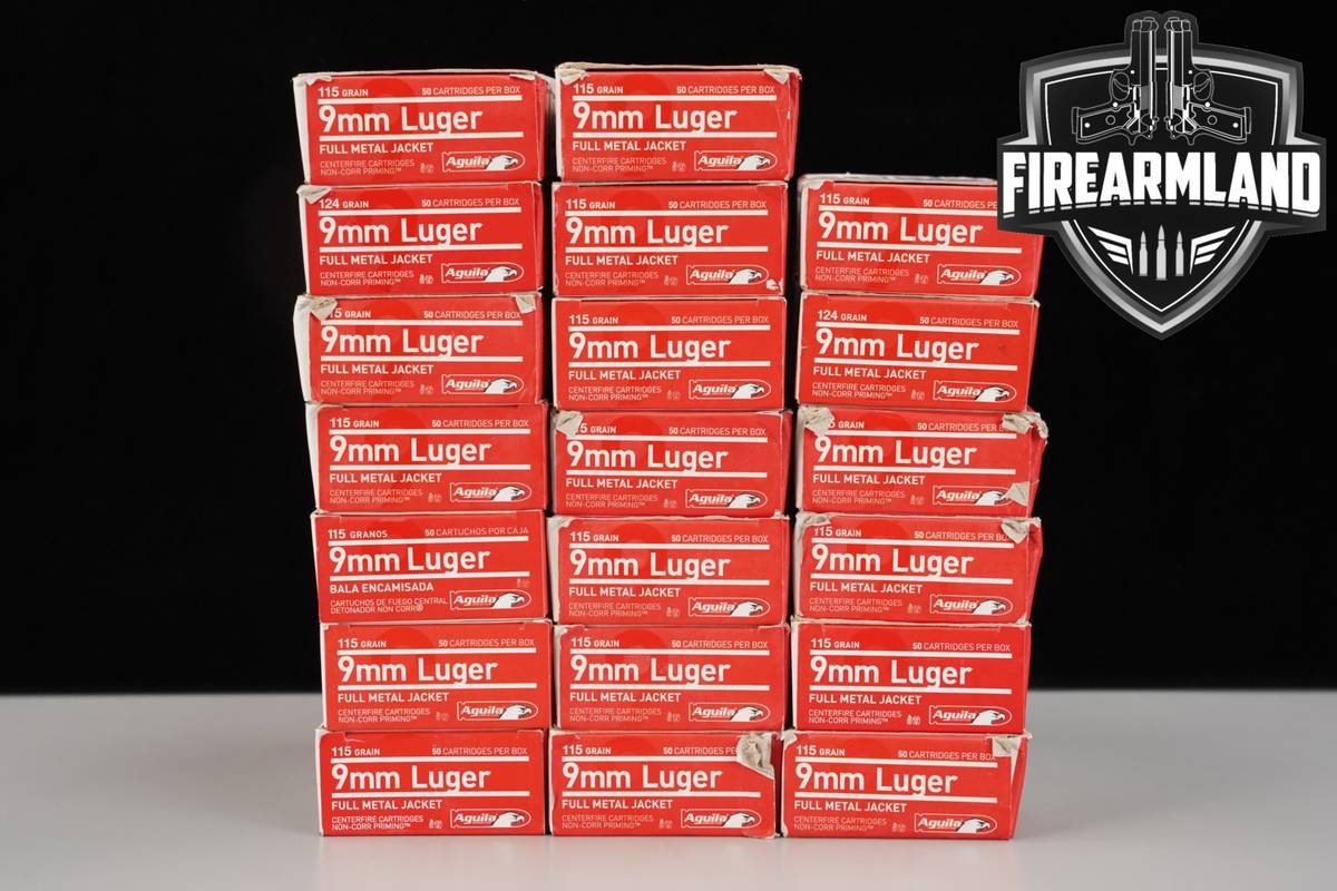 1000 RDS! 9mm Ammo 9-mm