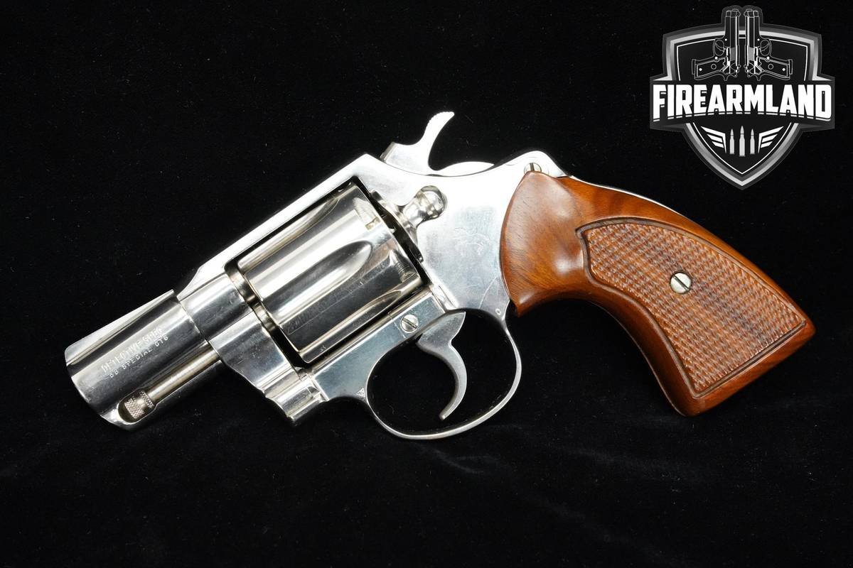 VINTAGE 1972 Colt Detective Special 38 Special Nickel Colt-Detective DA/SA
