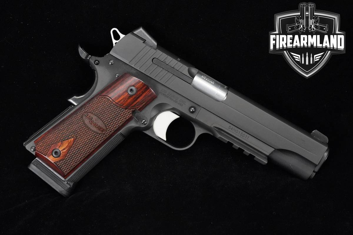 STUNNING Sig Sauer 1911 45 ACP Sig-Sauer-1911 5" +ORIG CASE