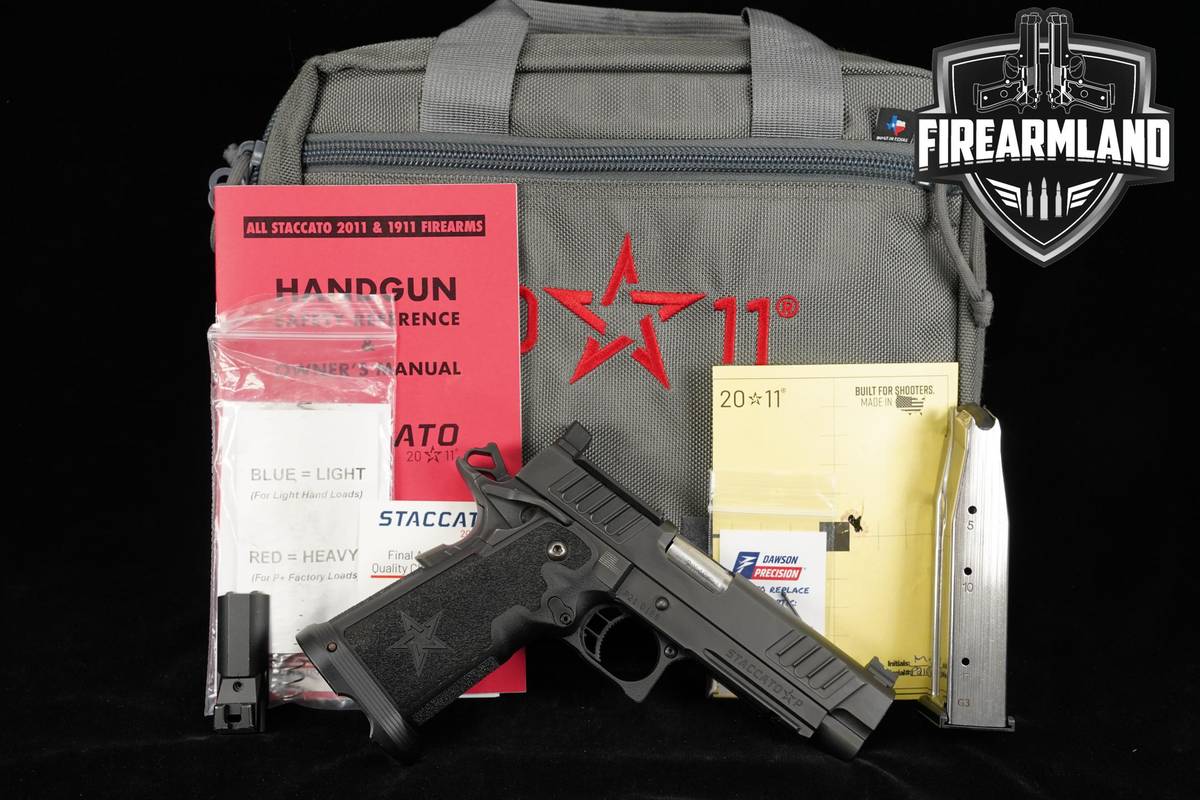 Staccato STI P Optic Ready (DPO) 9mm 1911 4.4" 2011 +ORIG CASE