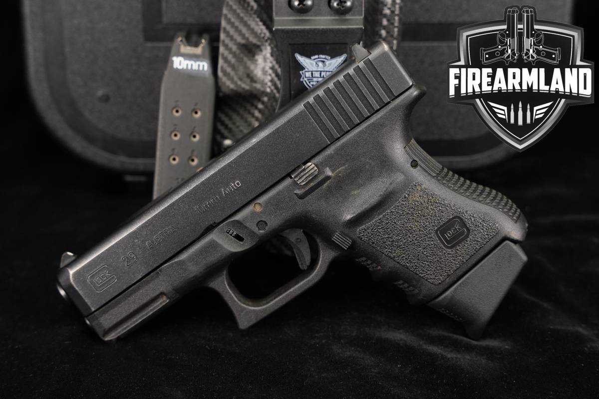 Glock 29 Gen3 G29 Gen 3 10mm 3.78" +2 MAGS, ORIG CASE & HOLSTER