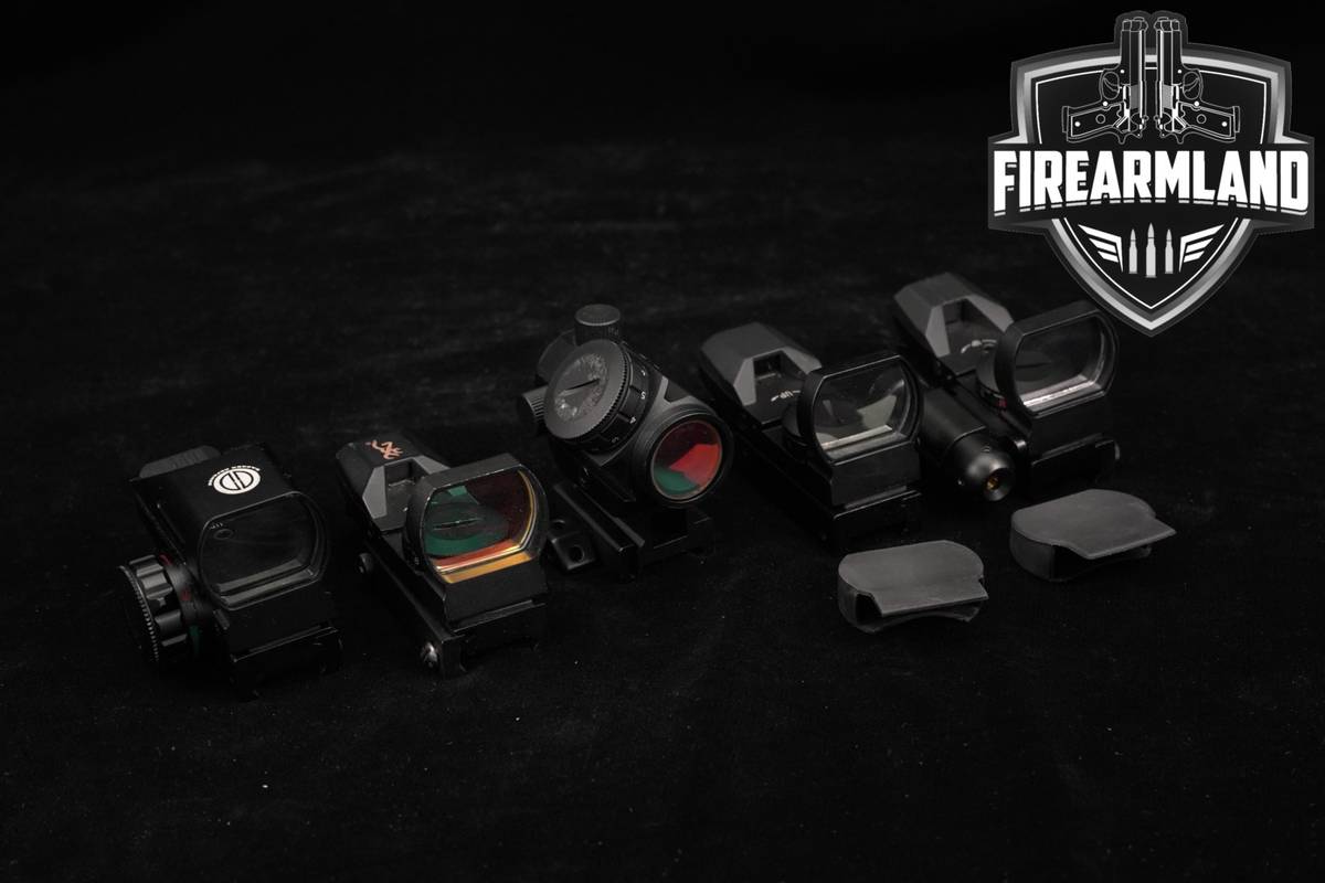 Five Red Dot Sights Lot 5 Pack Dagger Defense GERO Bushnell RDS Optic