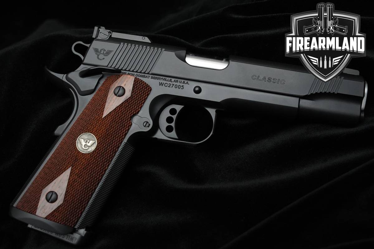 LIKE-NEW Wilson Combat (WC) Classic 10mm 5" Black DLC Classic MATCH +3 MAGS