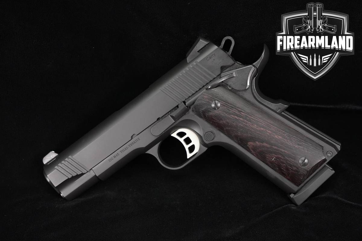 Tisas USA ZIG M45 Carry 45 ACP 1911 4.25" Blued