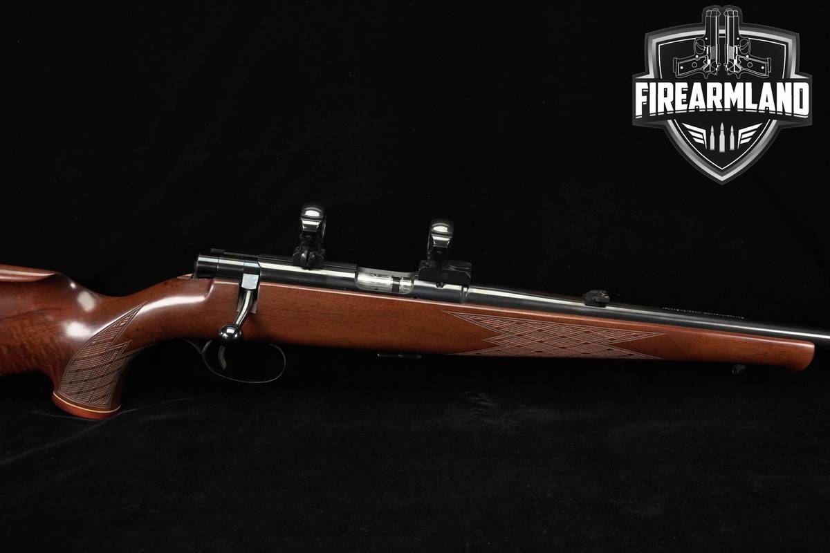 1978 Savage-Anschutz Model 54 Sporter 22 LR 24" Blued & Walnut Match-Grade