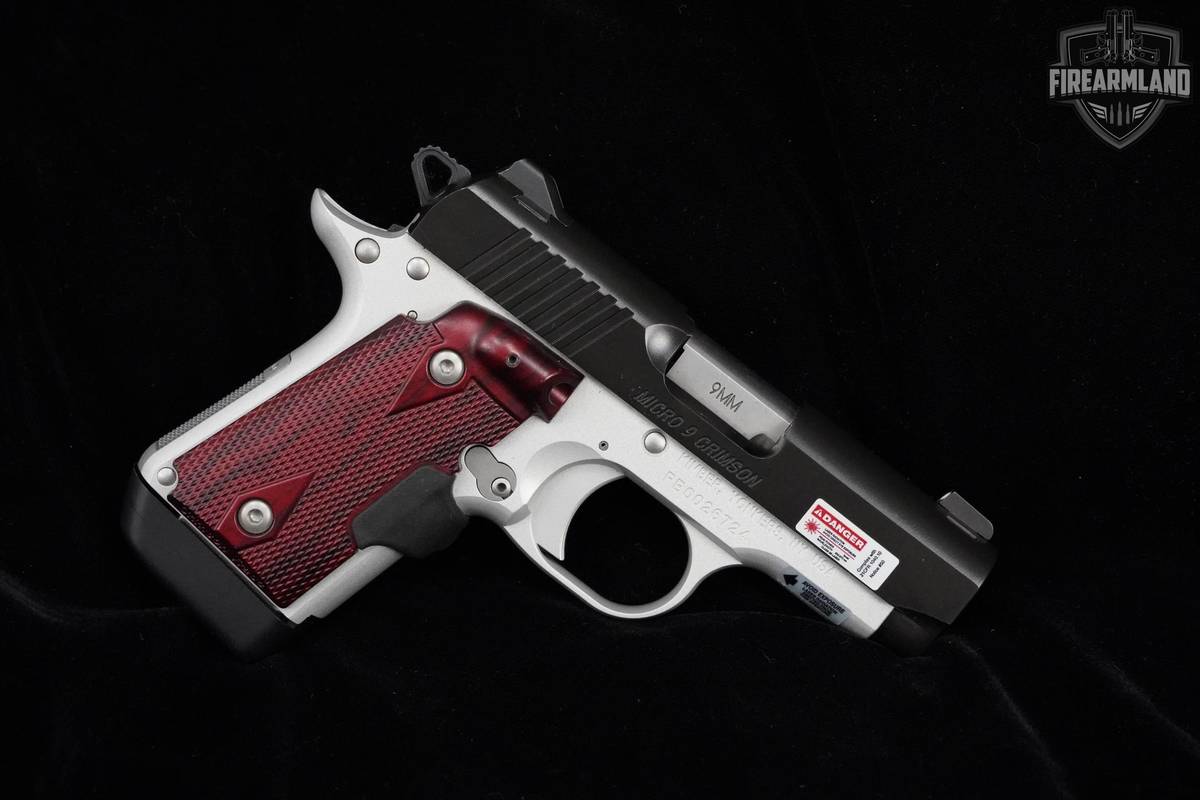 Kimber Micro-9 Crimson 9mm 1911 3.15" Kimber-Micro-9 Micro9 +ORIG CASE