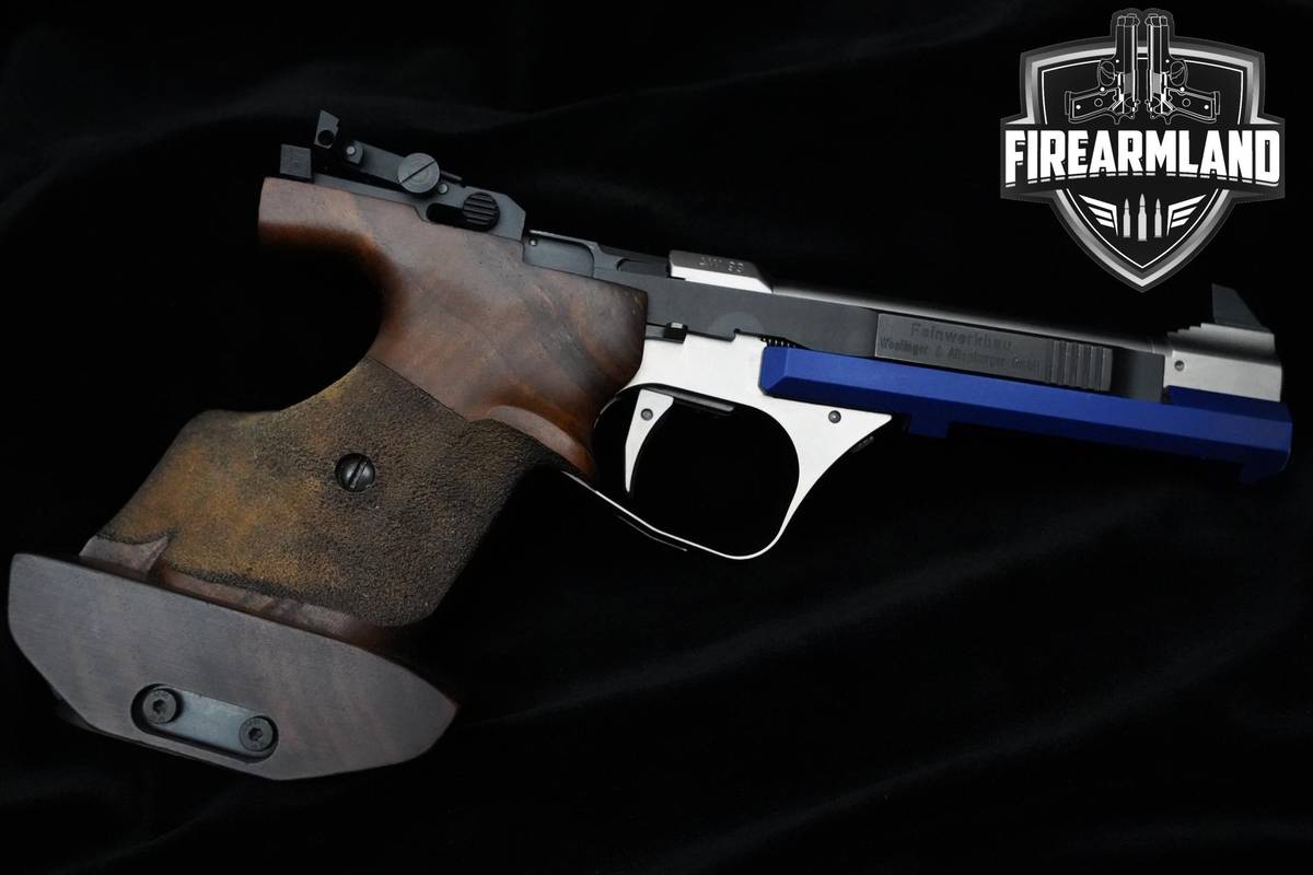 RARE Feinwerkbau AW-93 22LR 6" Target Match Pistol AW93 +ORIG CASE