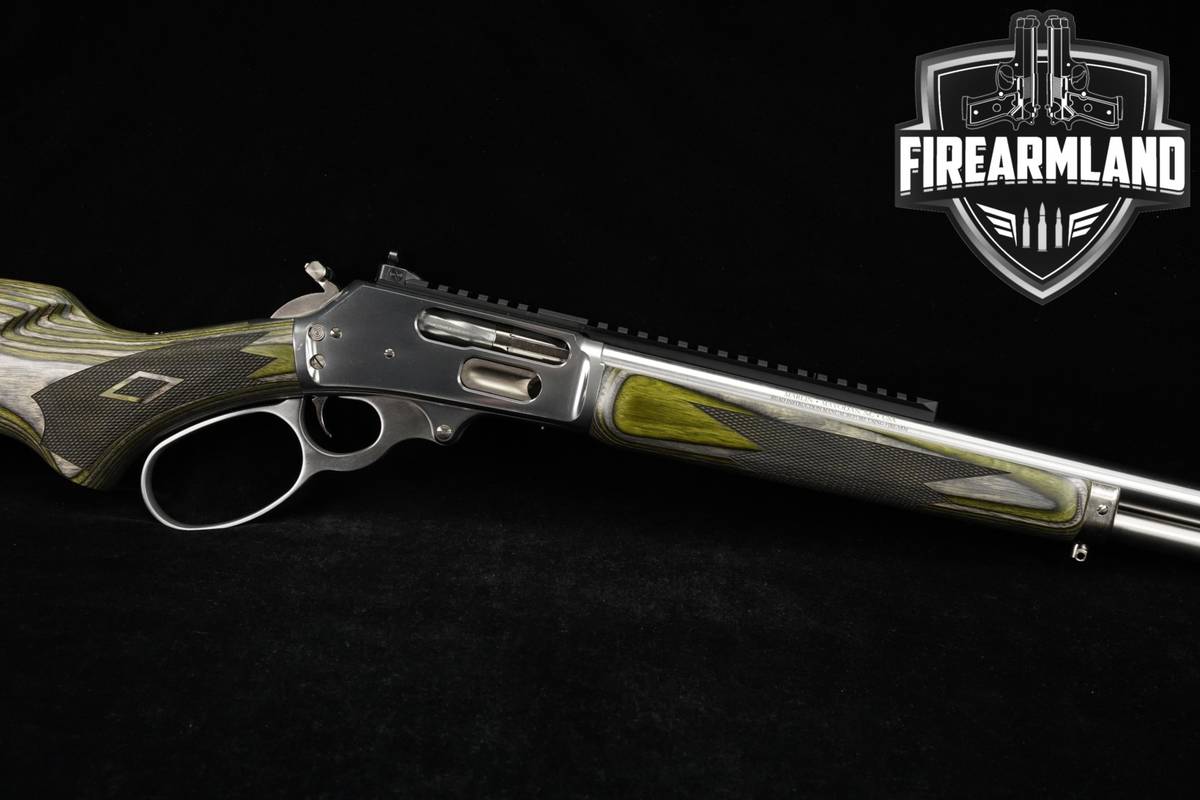 Marlin Model 1895 SBL 45-70 19" Stainless & Green Laminate Ruger-Made