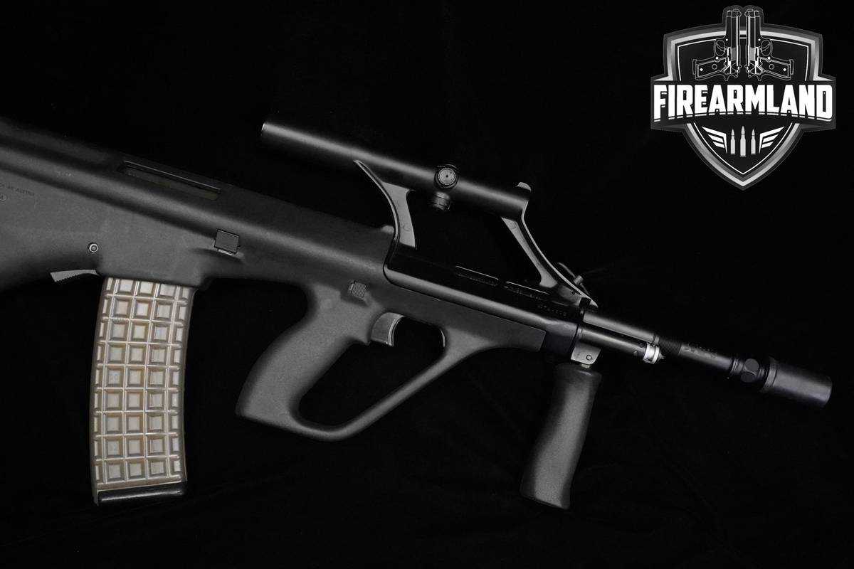 PRE-BAN! 1990 Steyr AUG A1 Police Carbine .223 16" Steyr AUG +4 MAGS & CASE