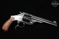 A. Uberti Smith & Wesson Model 3 Russian Schofield .45 Colt Blued/Case Hardened Steel in Good Condition Image 2
