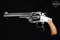 A. Uberti Smith & Wesson Model 3 Russian Schofield .45 Colt Blued/Case Hardened Steel in Good Condition Image 3