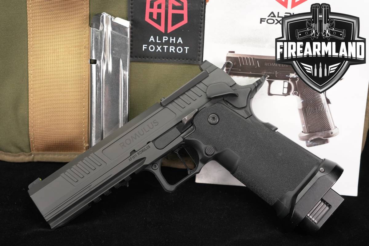 Alpha Foxtrot AF1911 Romulus MOS 9mm 1911 5" 2011 +2 MAGS & ORIG CASE