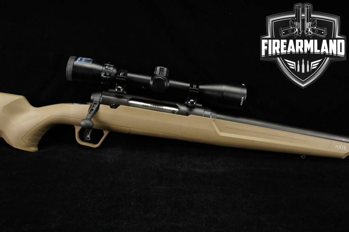 Savage Arms AXIS II XP 308 Winchester 22 Black & FDE +BUSHNELL SCOPE