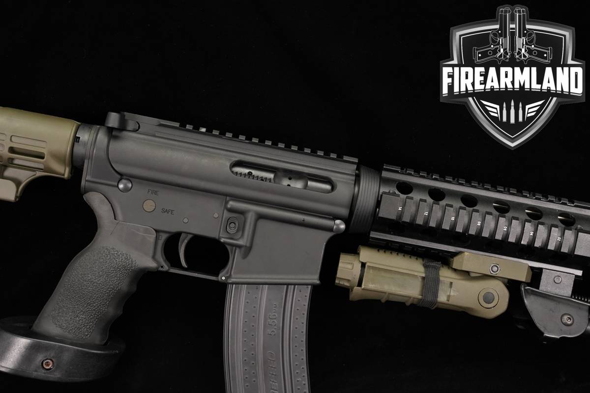 DPMS Panther Arms Mod A-15 5.56 NATO AR15 16 Black & Tan +BIPOD