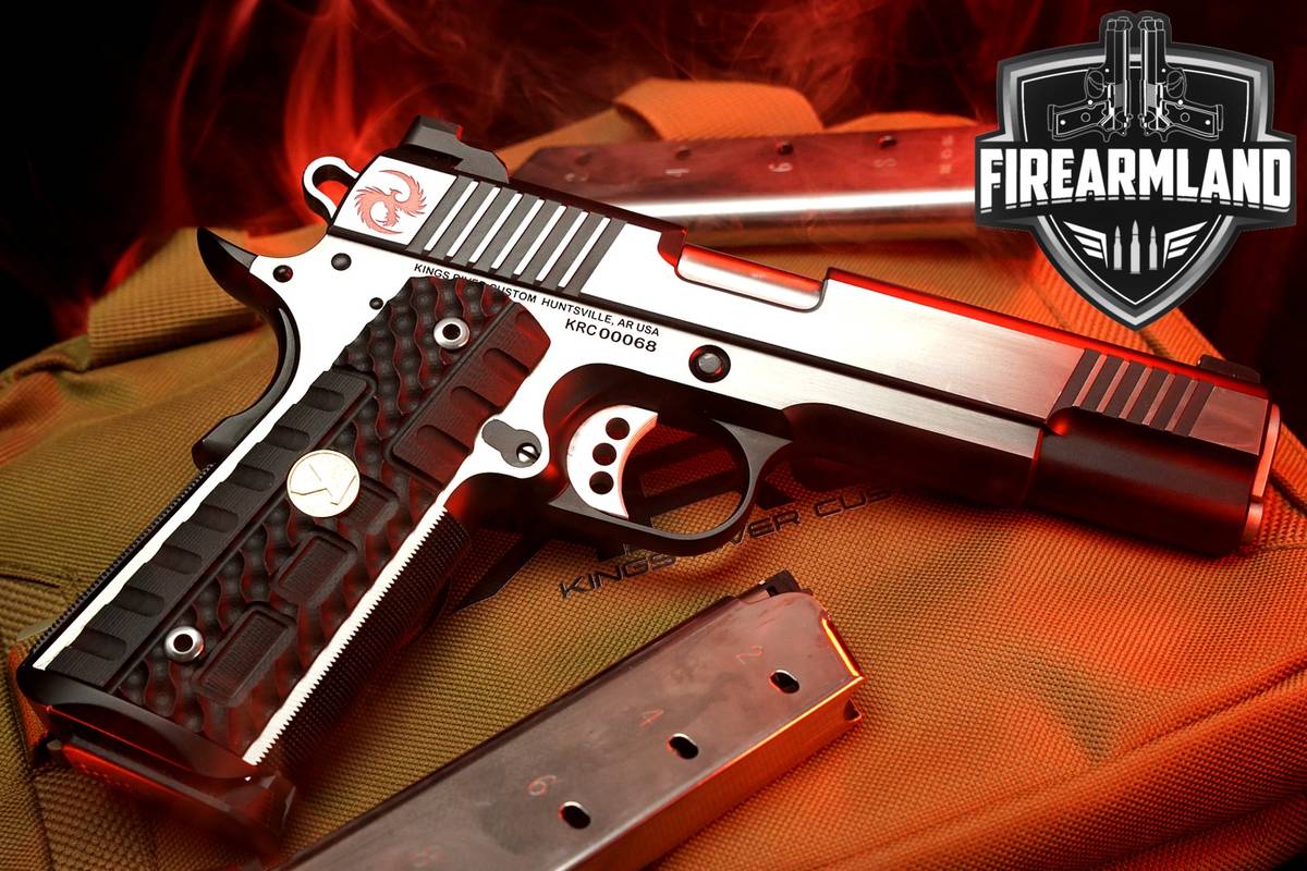 KINGS RIVER CUSTOM KRC PFG 45 ACP 1911 Two-Tone +3 MAGS, ORIG CASE, HOLSTER