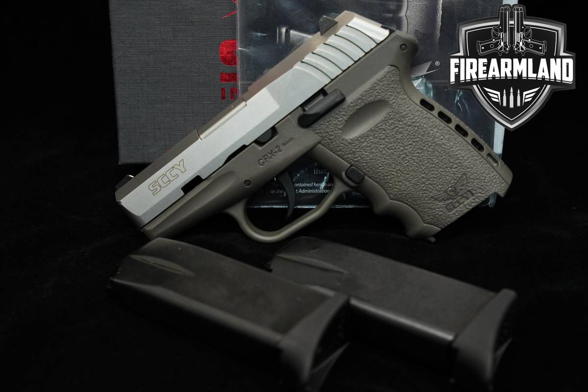 SCCY Industries CPX-2 9mm 3.1" Two-Tone CPX2 +2MAGS & ORIG BOX