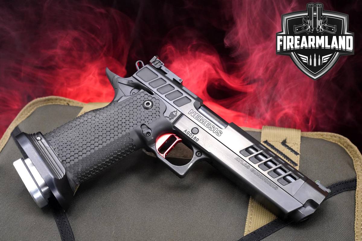 HAND FIT! Atlas Gunworks Nemesis V2 Sight-Block 40 S&W 1911 5" +2 MAGS
