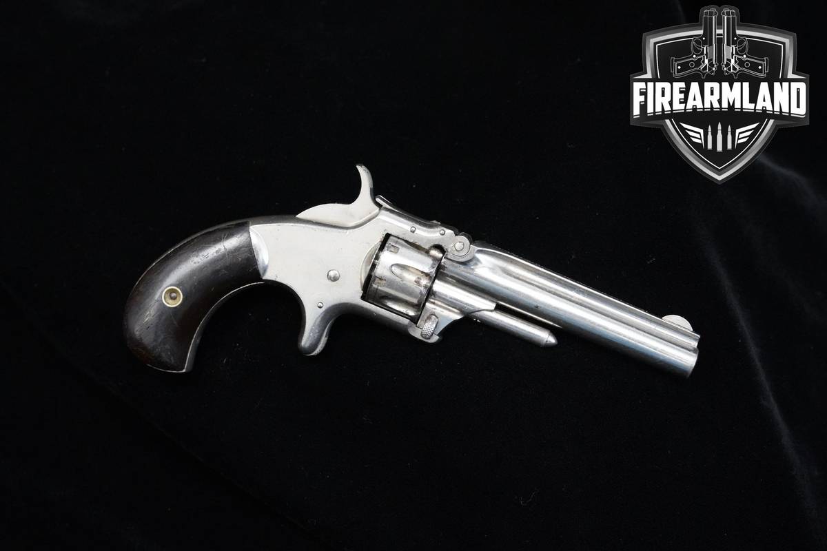 1868-1881 Smith & Wesson S&W Model 3rd Issue 22 Short S&W Number-One Nickel