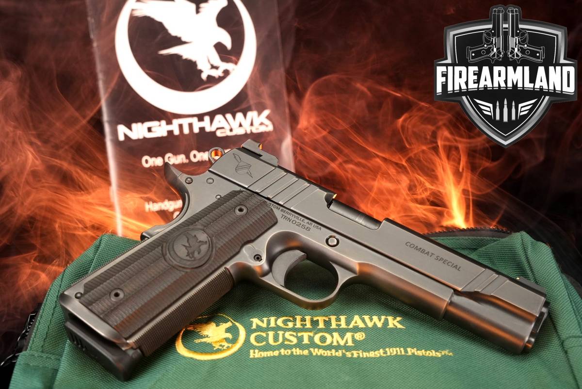 NIGHTHAWK CUSTOM Thunder Ranch Combat Special 9mm 1911 5" Grey +ORIG CASE