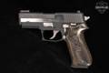 Sig Sauer P220 Carry Equinox Custom Shop .45 ACP Two-Tone Black & Stainless in Very Good Condition Image 3