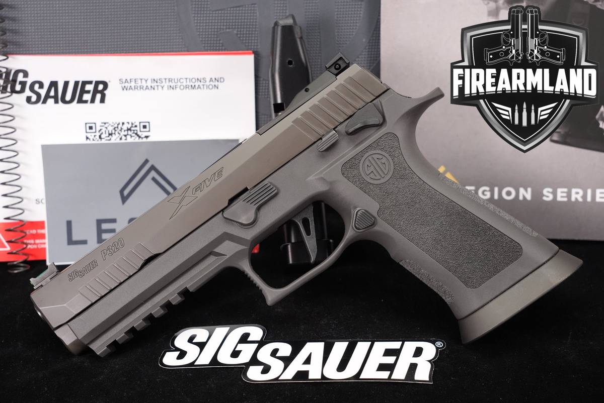Sig Sauer P320 XFive Legion 9mm P-320 +2 MAGS & ORIG CASE