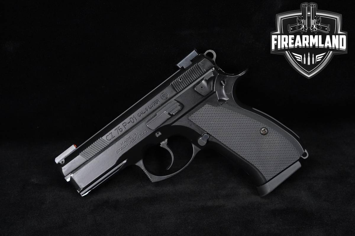 COMPACT-CARRY CZ 75 P-01 9mm 3.75" Black CZ75 P01 Pistol +2 MAGS & OG CASE