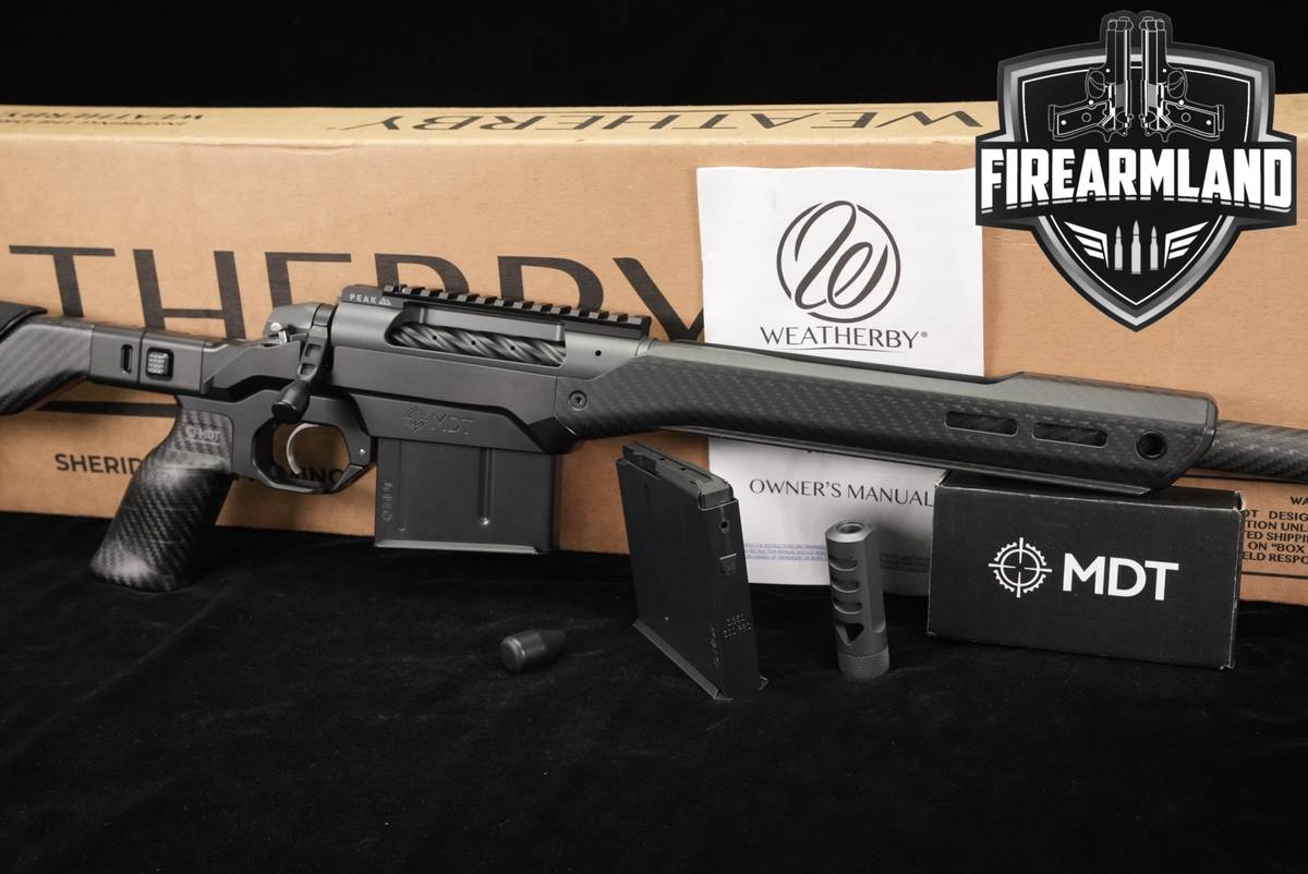 DESIRED Weatherby Model 307 Alpine MDT CARBON 300 PRC +2 MAGS, ORIG BOX