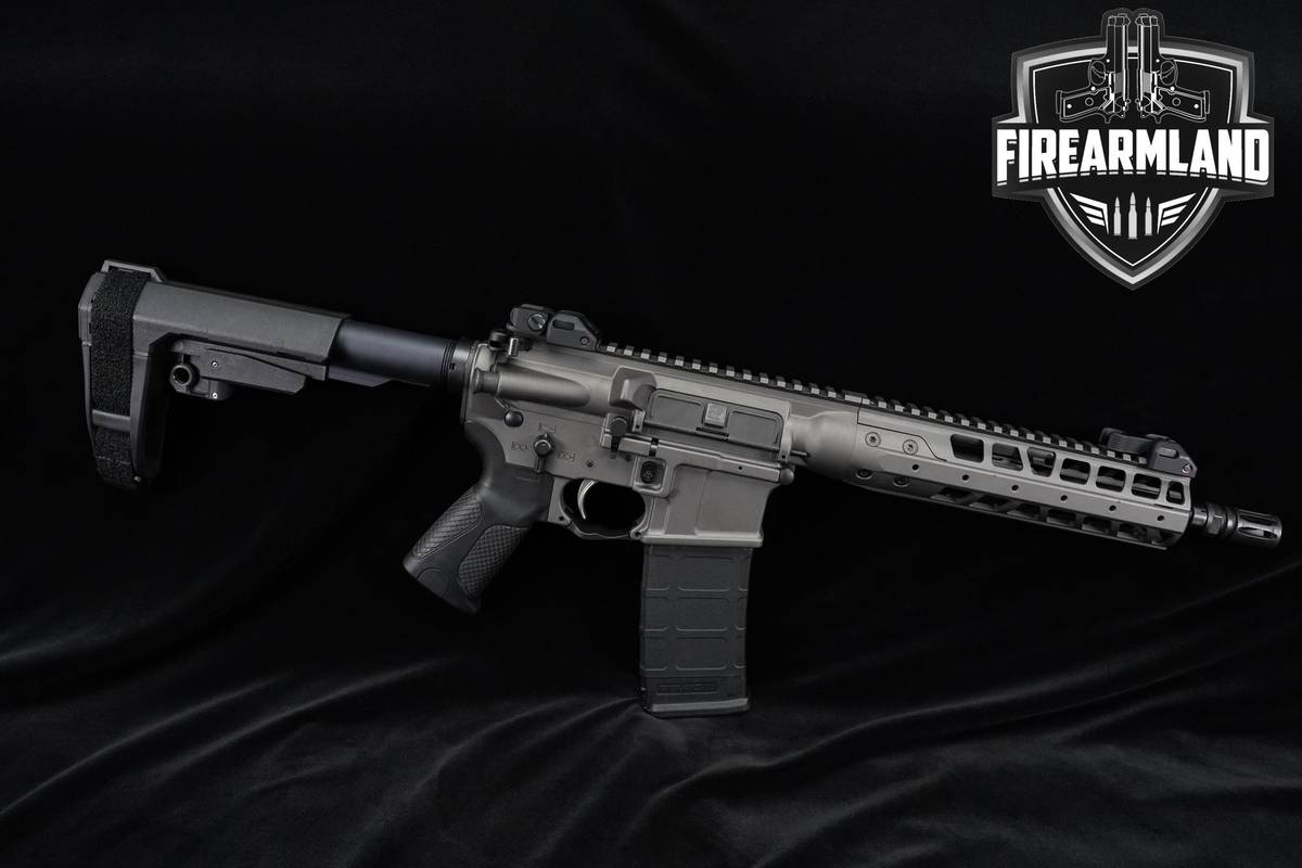 LWRC IC-A5 Pistol 300 Blackout AR-15 AR15 10.5" Tungsten Gray +ORIG CASE