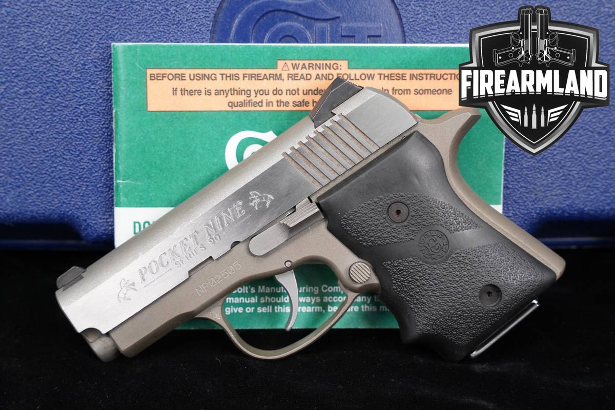 SCARCED 1999 Colt Pocket Nine Series 90 9mm 2.75" +ORIG CASE