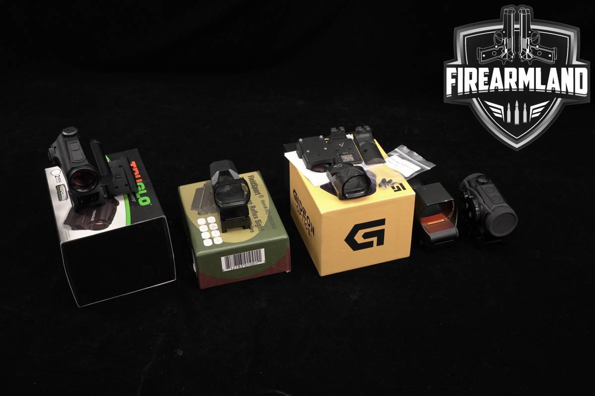 Five Red Dot Lot Sight 5 Pack TruGlo FieldSport Cyelee Gideon Optics