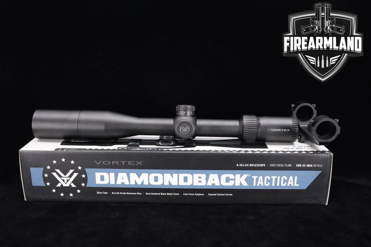 Vortex Optics Diamondback Tactical 4-16x44mm FFP EBR-2C MOA Reticle OPTIC