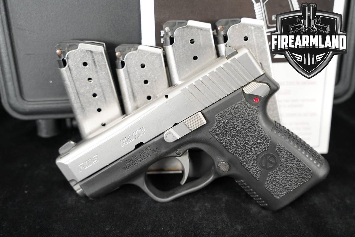 Kahr Arms PM9 Compliant 9mm 3.1" Two-tone PM-9 Pistol +4 MAGS & ORIG CASE