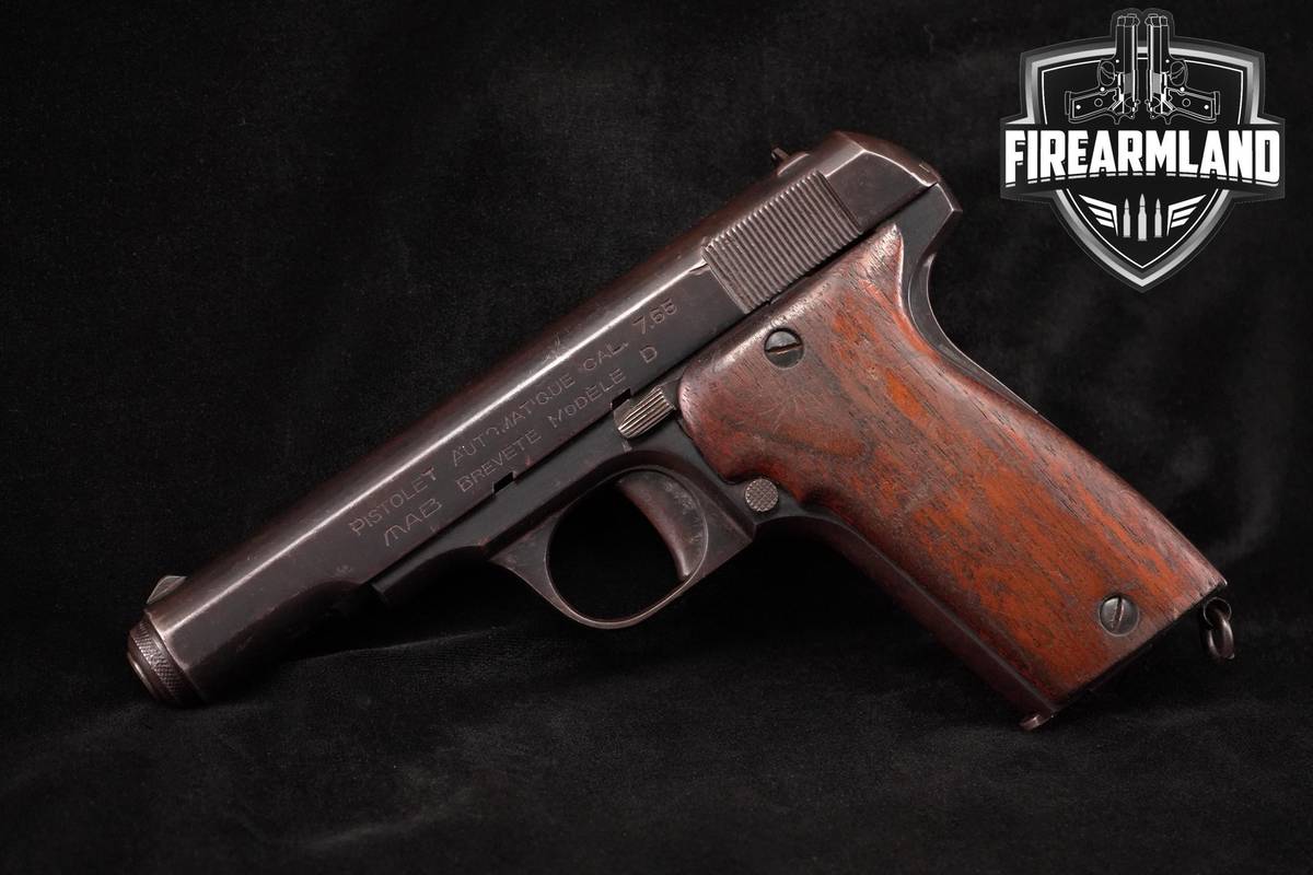 Pre-1945 MAB Model D Type I 32 ACP 3.98" WW2 French Military Service Pistol
