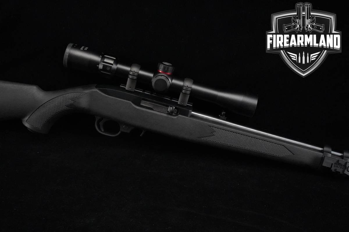 LASER Ruger 10/22 LaserMax 22LR 18.5" Blued 1022 +2 MAGS & OPTIC