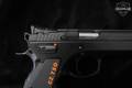 2018 CZ CZ-75 Tactical Sports Orange 9mm Luger (9x19 Para) Black Polycoat in Excellent Condition Image 4
