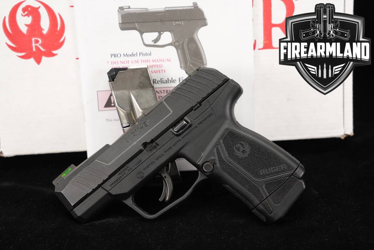 Ruger MAX-9 Pro 9mm Optics-Ready 3.2" MAX9 +2 MAGS & ORIG BOX
