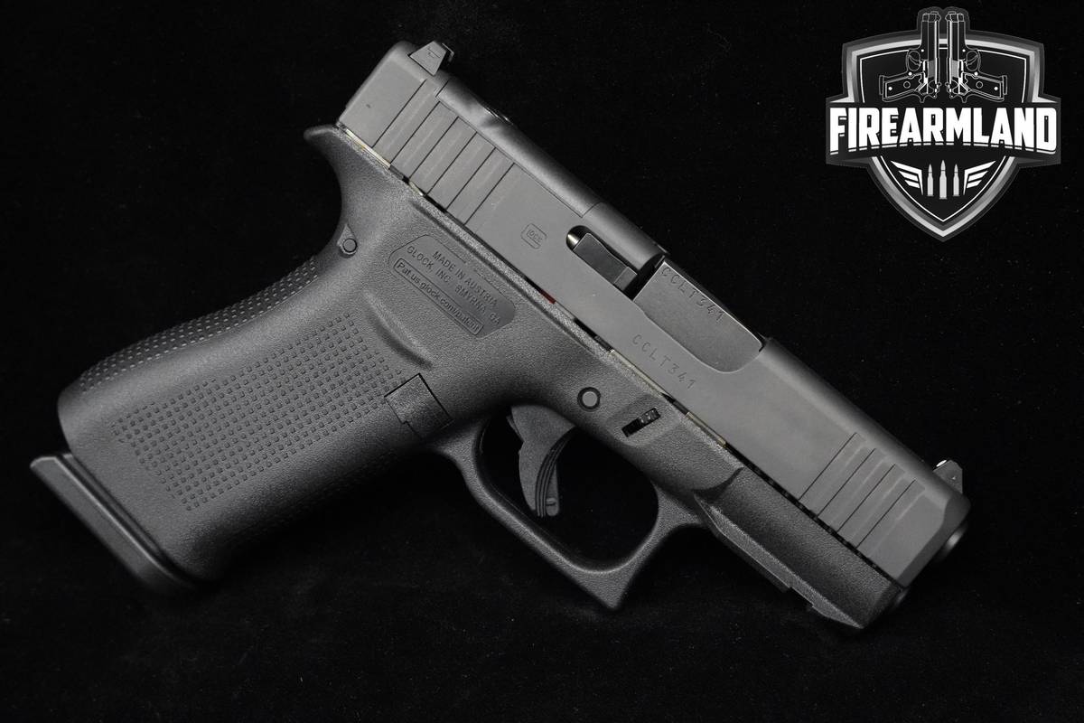 Glock 43X Slimline MOS 9mm Glock-G43-X G43X OPTIC READY +2 MAGS & ORIG CASE