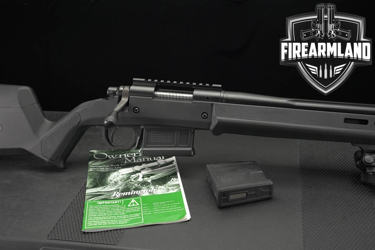 UPGRADES! Remington Model 700 6.5 CM TIMNEY TRIGGER Bipod, PELICAN, MAGPUL