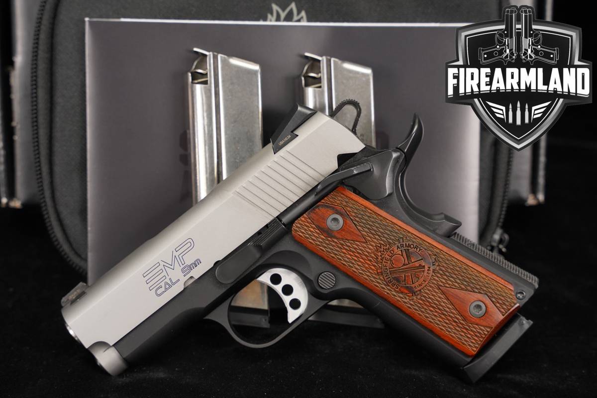 Springfield Armory 1911 EMP Compact Lightweight Stainless +3 MAGS, ORIG BOX
