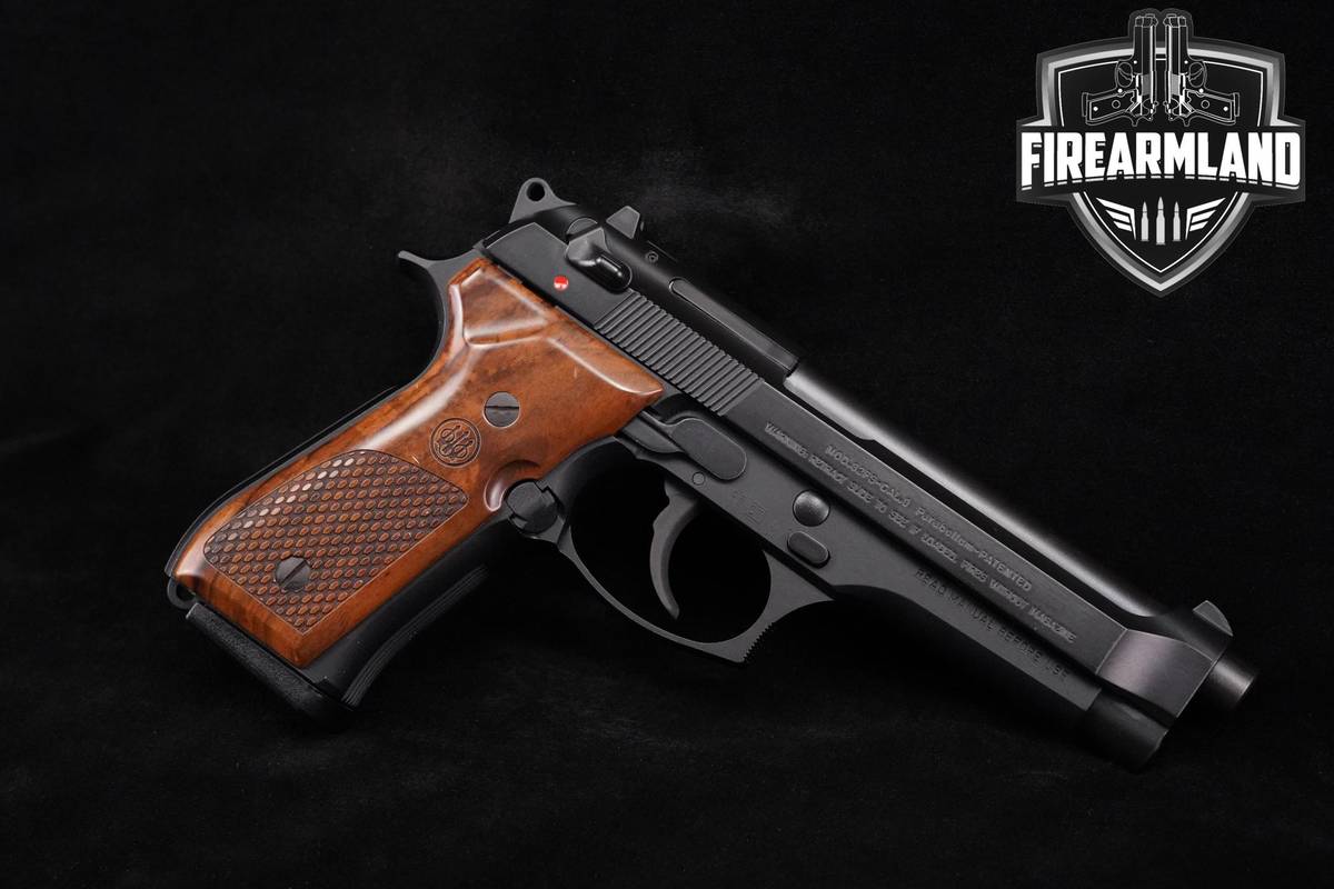 M9 STYLE Beretta 92FS 9mm 4.9" Bruniton Black 92 FS +2 MAGS & ORIG CASE