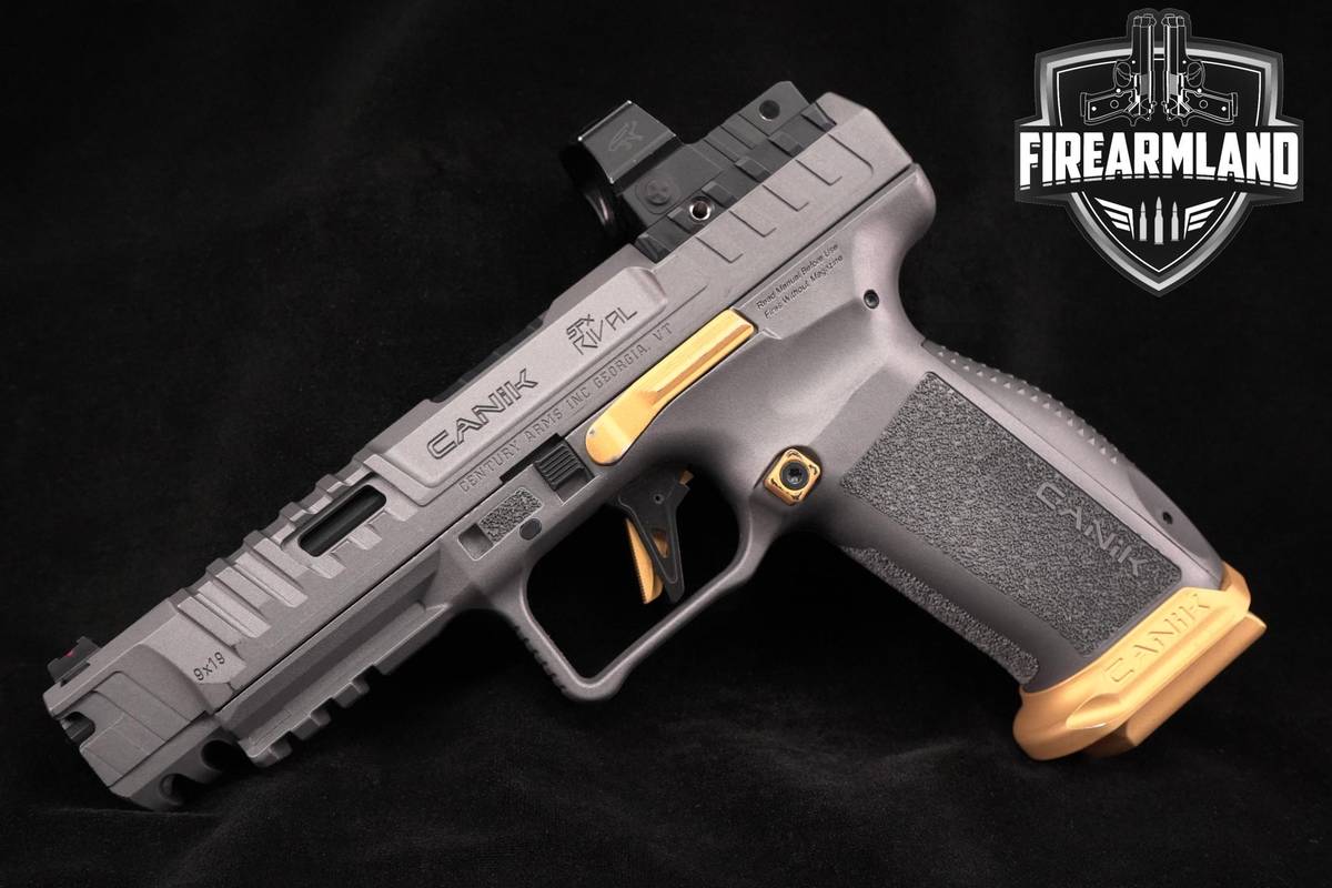 Canik SFx Rival Grey W/ Mecanik MO2 Optic 9mm 5" +2 MAGS & CASE
