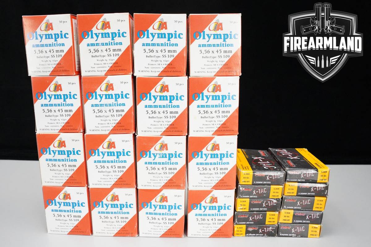 5.56x45 Ammo 556x45 Ammunition 1000 ROUNDS