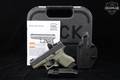 Glock 43 Slimline Battlefield Green Frame 9mm Luger Black & Battlefield Green in Very Good Condition Image 2