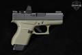 Glock 43 Slimline Battlefield Green Frame 9mm Luger Black & Battlefield Green in Very Good Condition Image 3