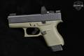 Glock 43 Slimline Battlefield Green Frame 9mm Luger Black & Battlefield Green in Very Good Condition Image 5