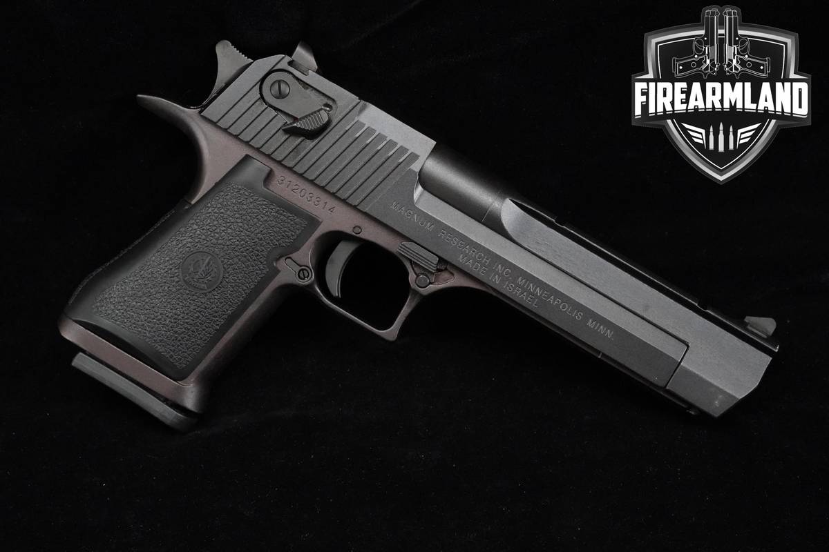 IMI Desert Eagle 50 AE 6.0" Blued Deagle +2 MAGS & ORIG CASE