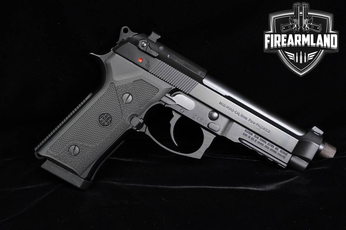 SUPPRESSOR READY Beretta M9A3 Black 9mm M9-A3 5.12" +3 MAGS & ORIG CASE