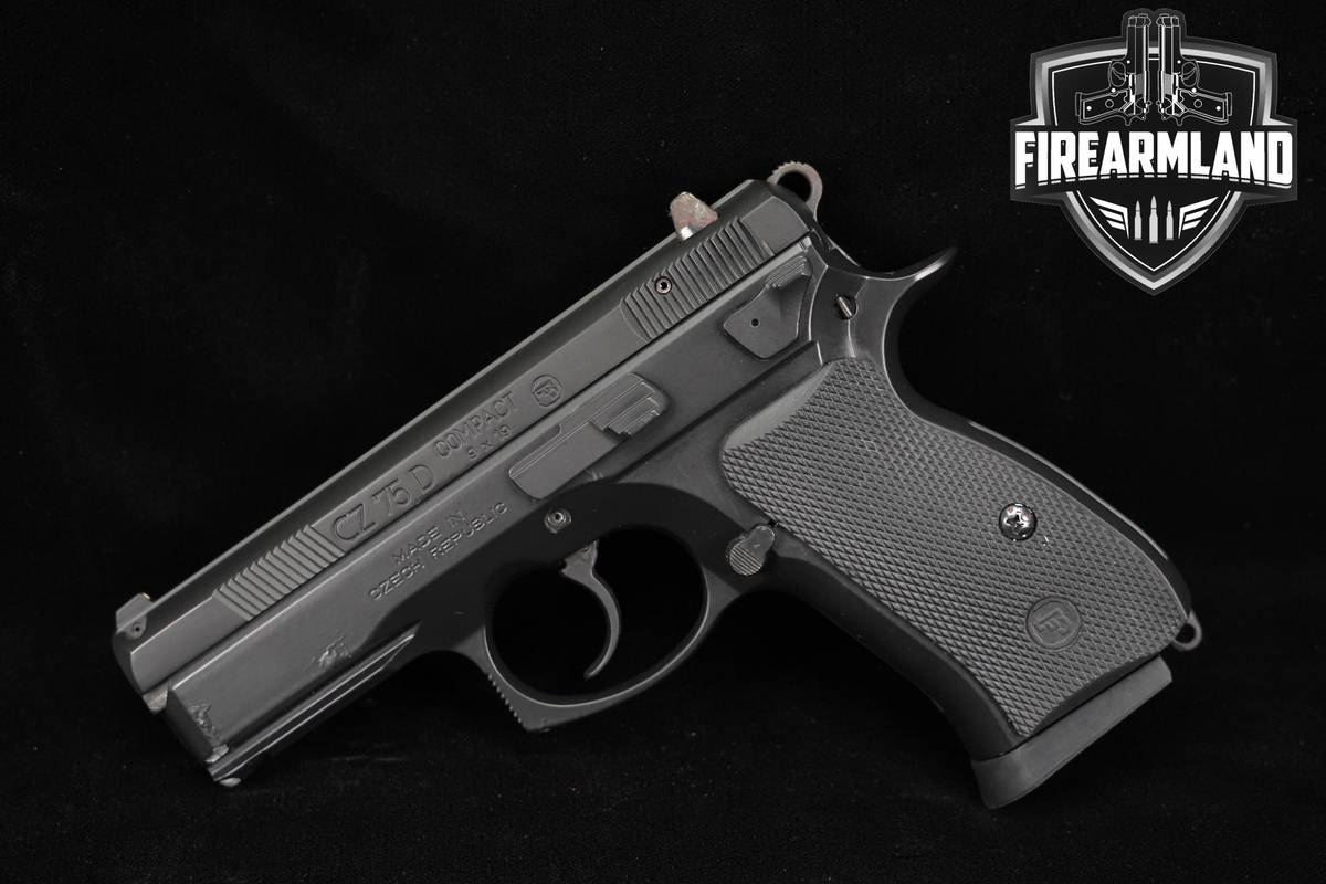 CZ 75 D COMPACT PCR 9mm 3.75" CZ75 CZ75D 75D Pistol +2 MAGS & ORIG CASE