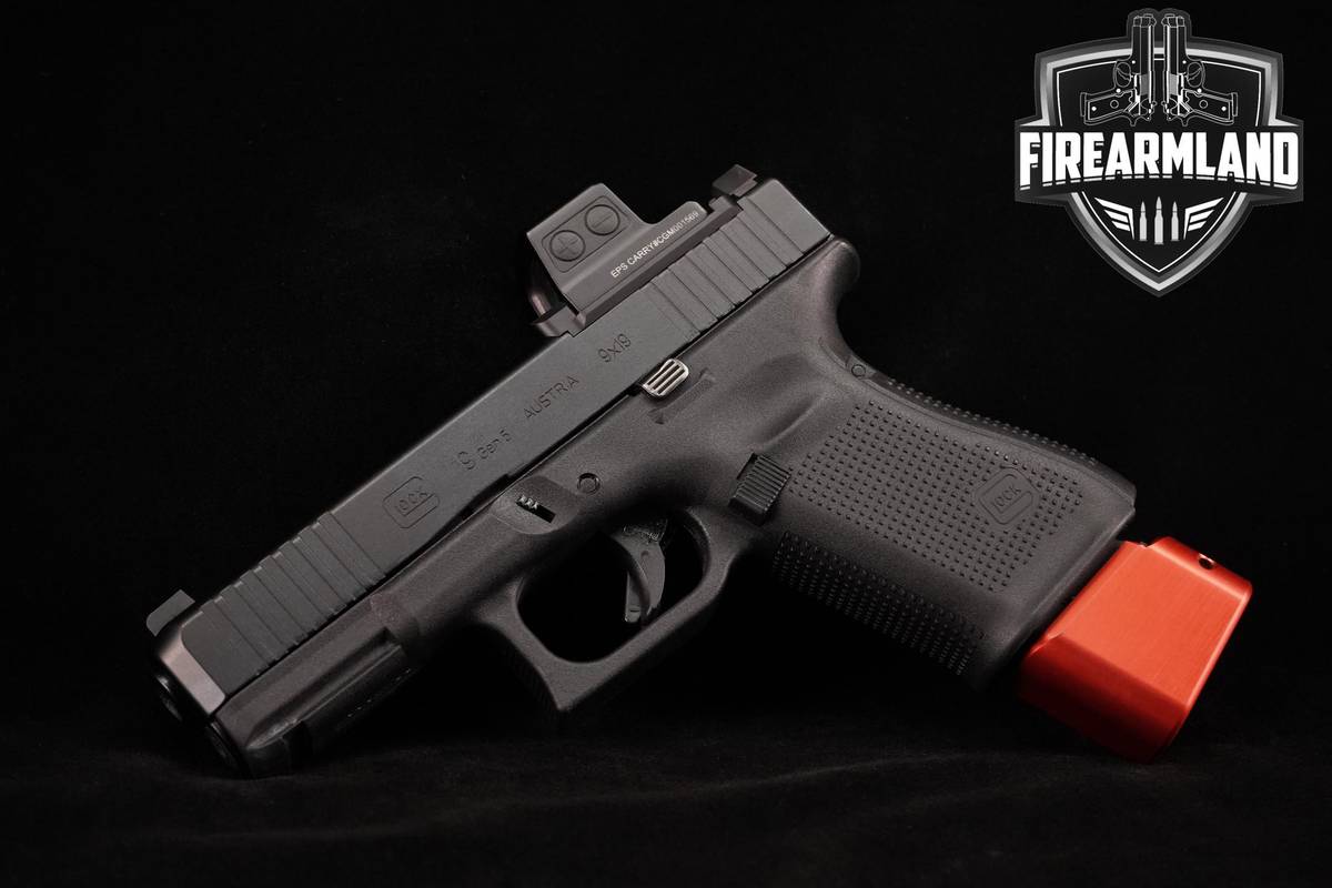 Glock 19 Gen 5 MOS 9mm Glock-19 G19 G-19 Gen-5 +3 MAGS, ORIG CASE & HOLSTER