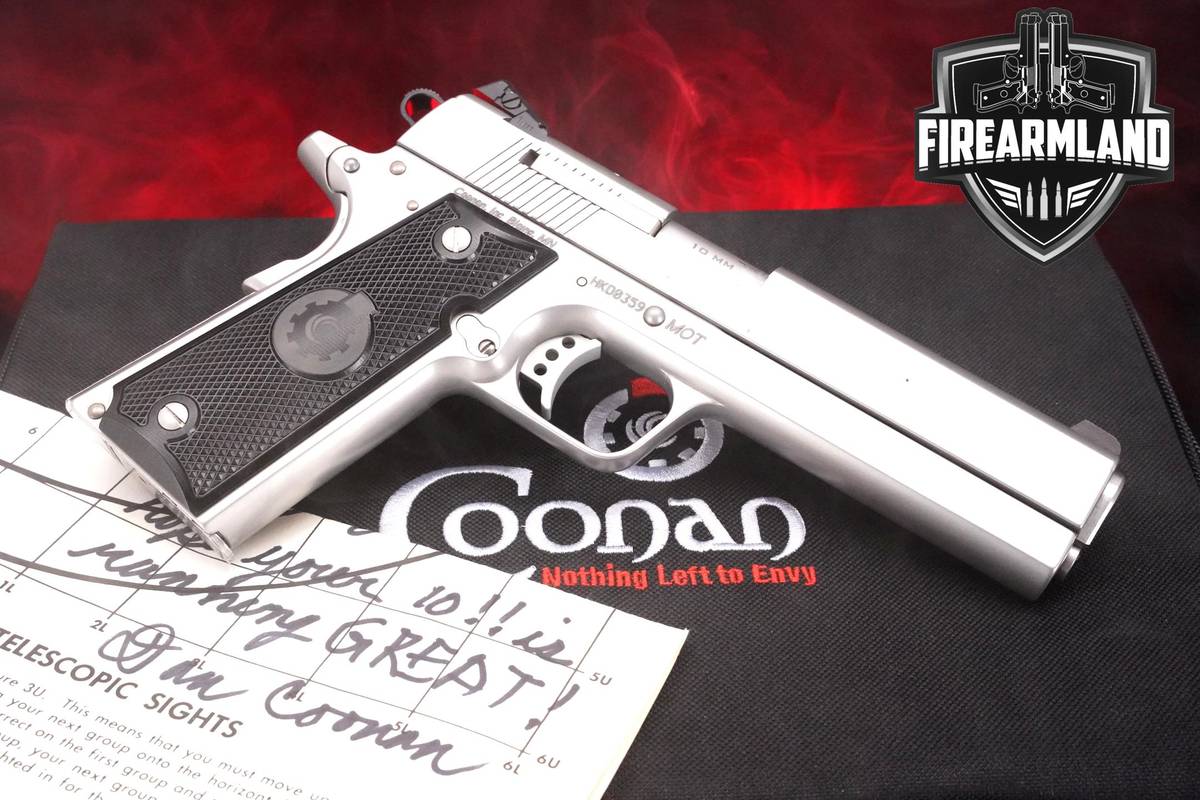 DESIRED! Coonan MOT-10 10mm 1911 5" Coonan-MOT-10 1911 +3 MAGS & ORIG CASE
